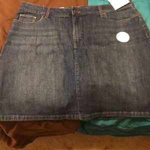 Denim Skort